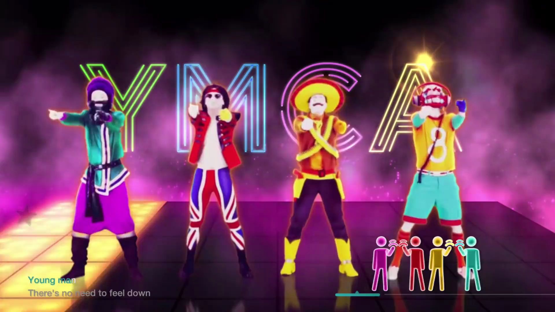 [图]高清1080P_ Just Dance2014《舞力全开2014》The Village People--YMCA 趣味有氧舞蹈健身操