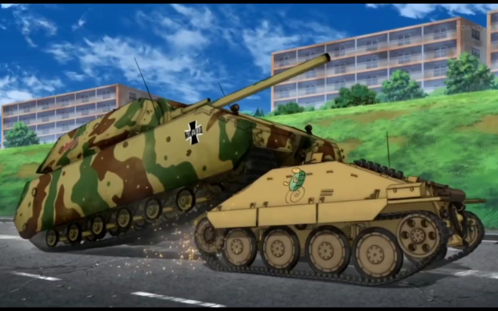 少女与战车名场面如何干爆老鼠