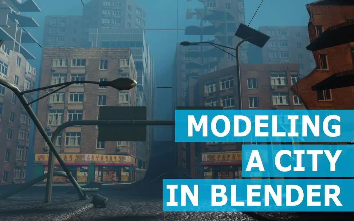 blender 制作末日街道气氛图 【中文翻译】哔哩哔哩bilibili