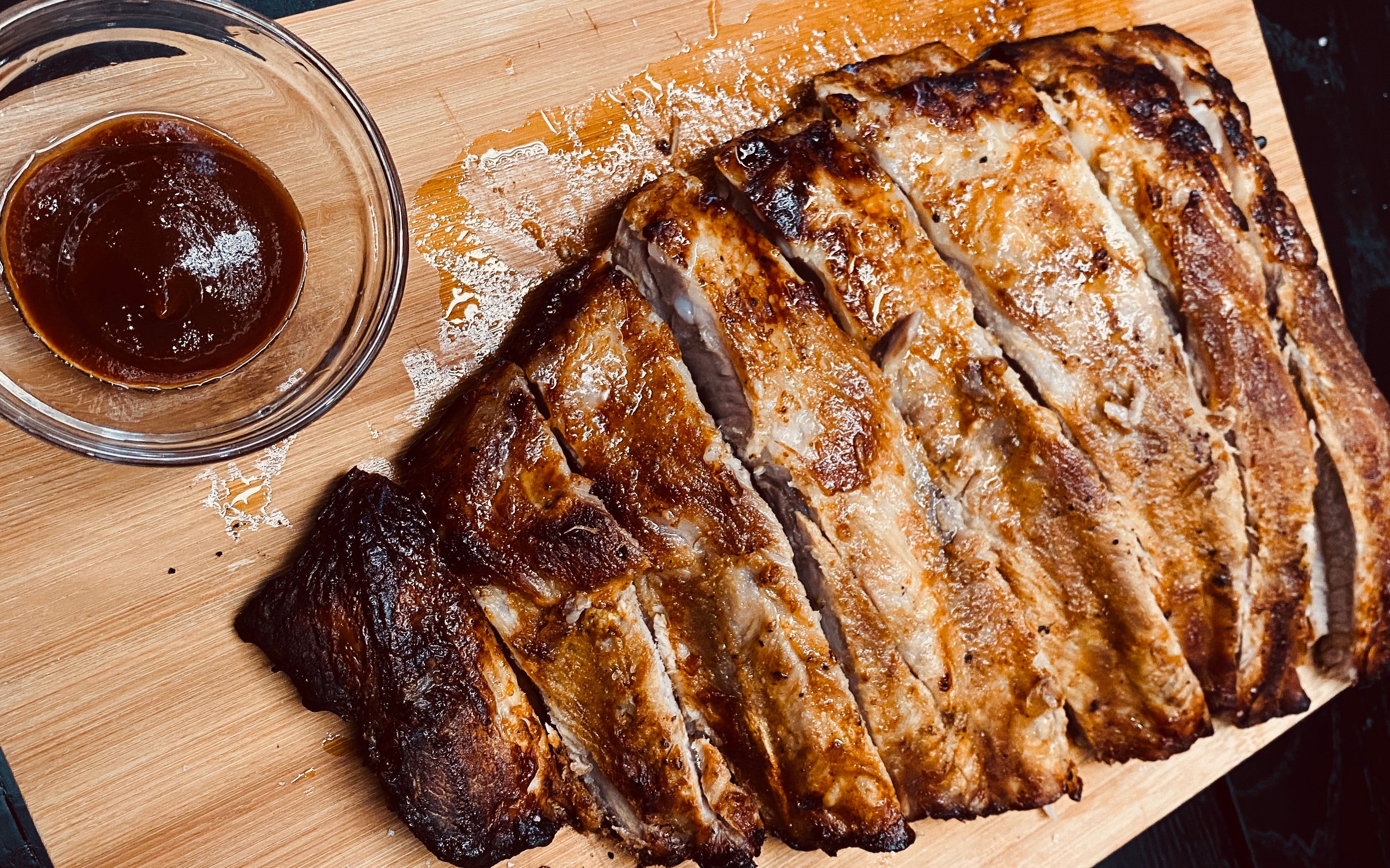 「烤箱料理」bbq酱猪肋排_哔哩哔哩 (゜-゜)つロ 干杯~-bilibili