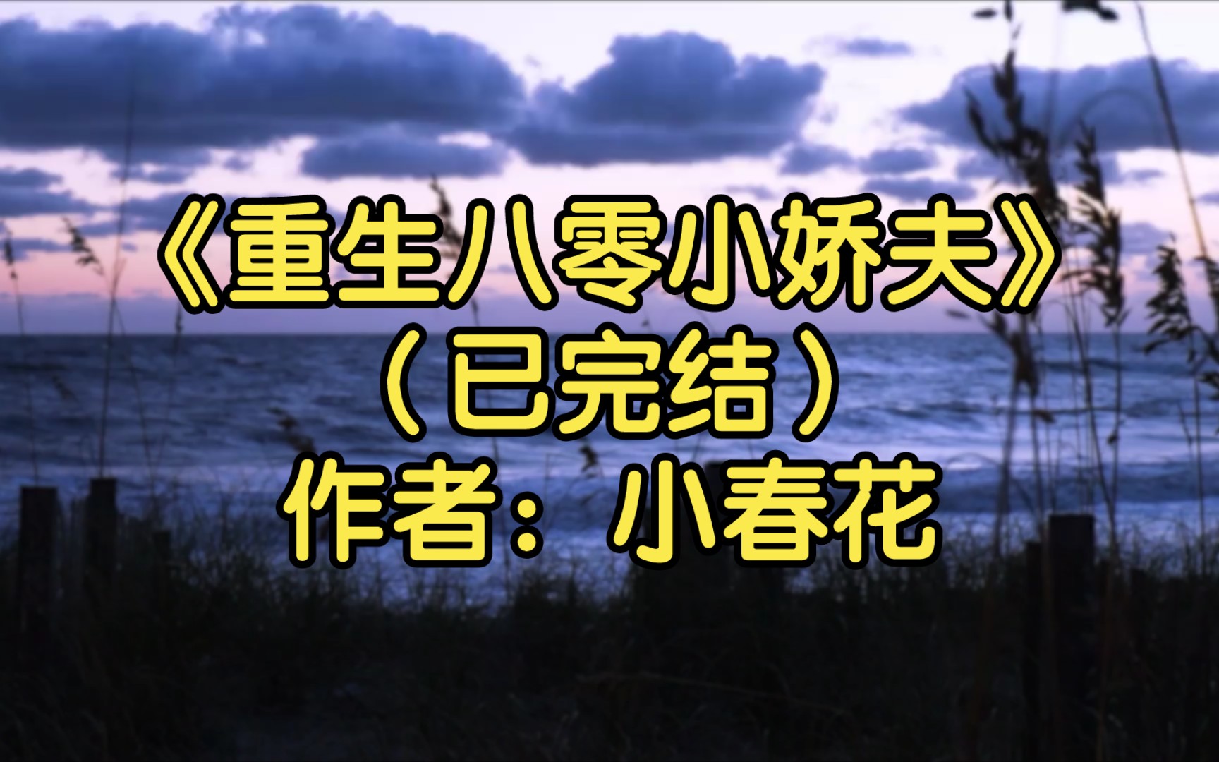 [图]【推文】《重生八零小娇夫》（已完结）作者：小春花