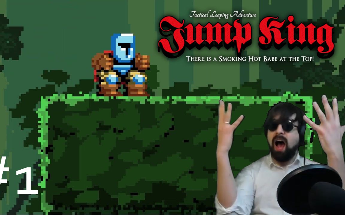 [粉丝推荐] 跳跃之王,一款令人抓狂的游戏 - jump king - gameplay #1