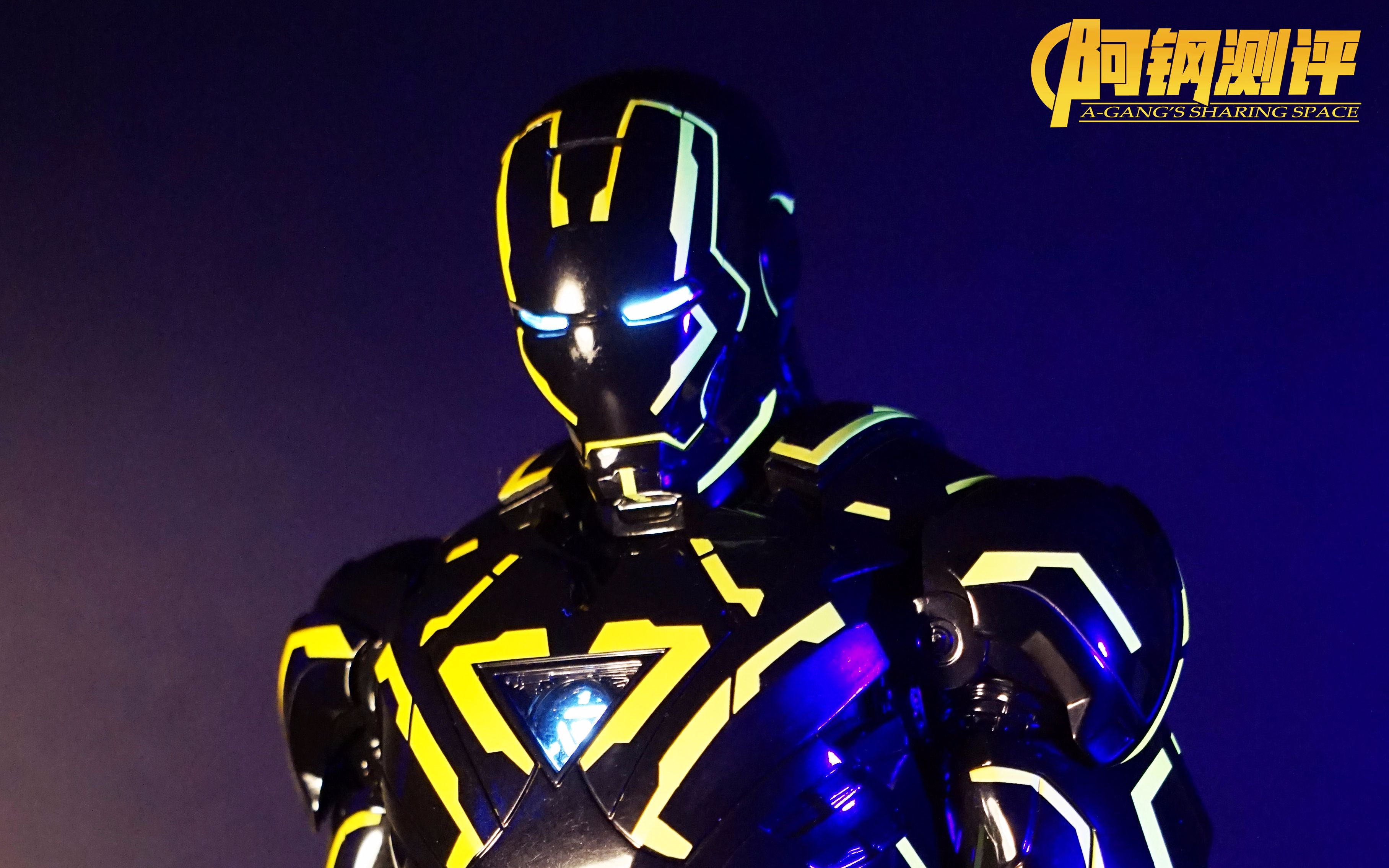 活动  【阿钢测评】第七期 hottoys 创光速黄 钢铁侠 合金mk6