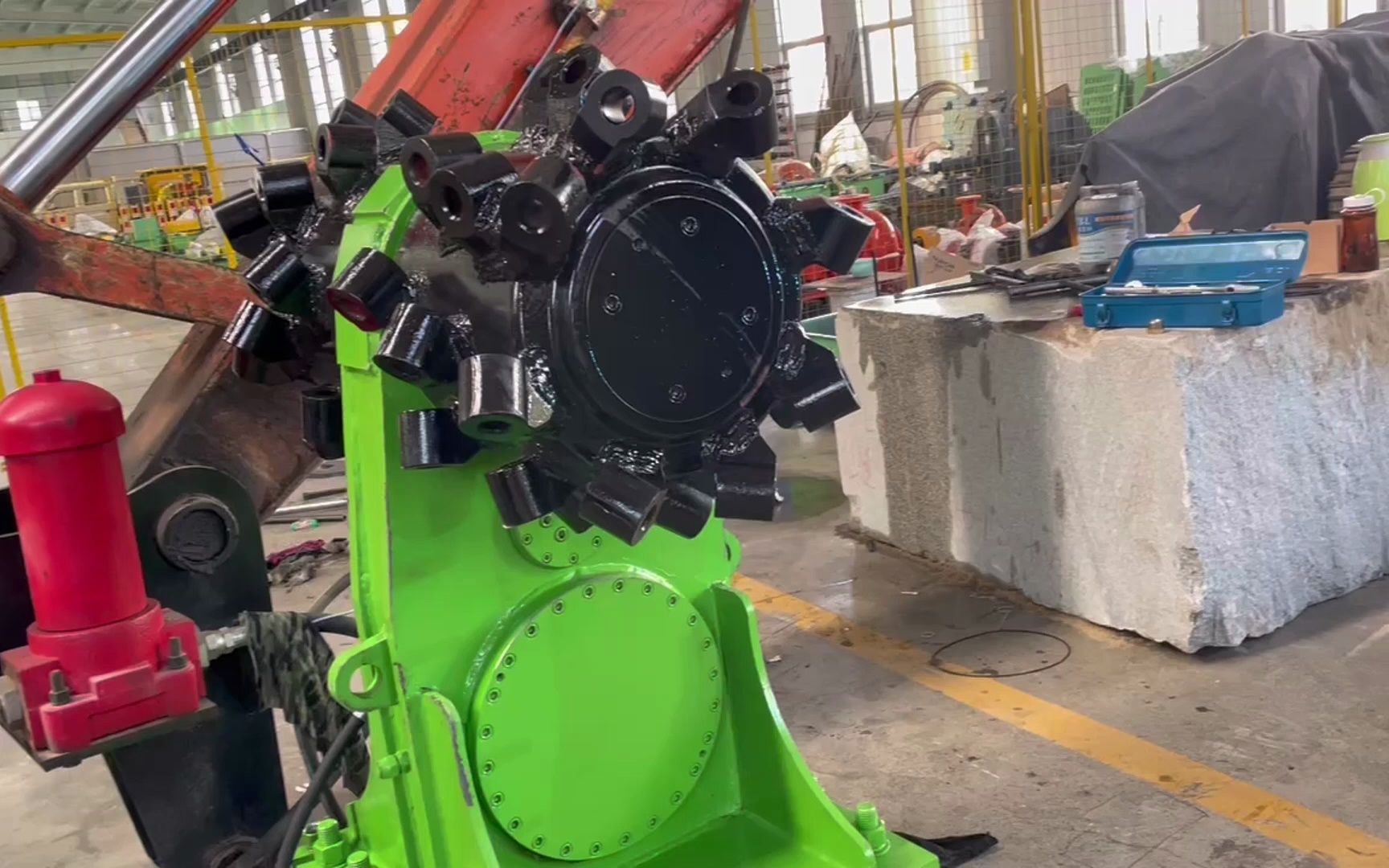 挖掘机铣挖头 钢筋混凝土铣挖机 水泥路面铣挖机