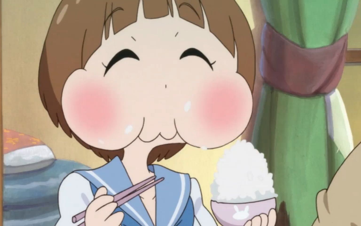 【斩服少女】究极干饭合集!我愿称真子为最强干饭人!