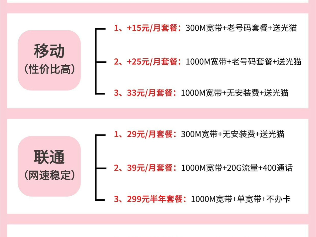 超值套餐推荐!【苏州宽带怎么选?】哔哩哔哩bilibili