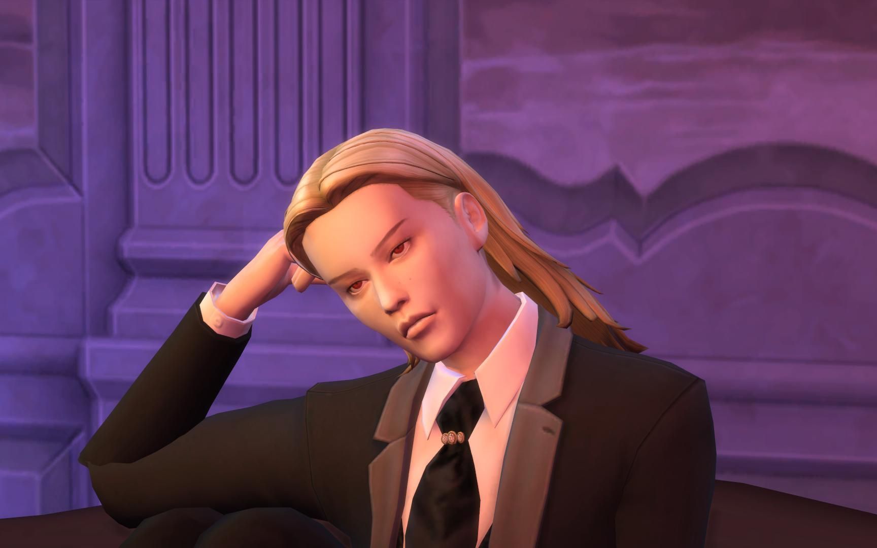 模拟人生4捏人 金发帅哥 灵感源于凯厄斯