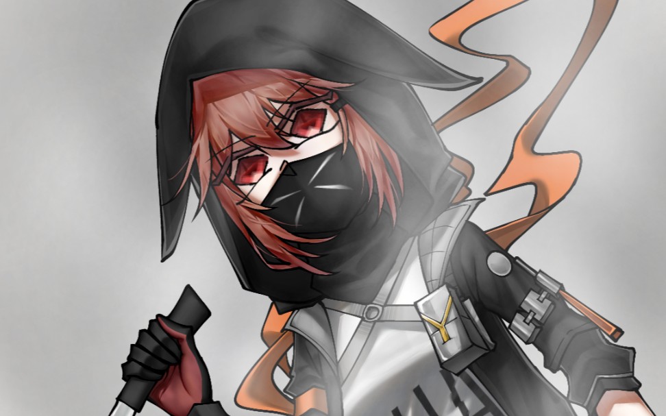 【绘画过程】明日方舟—弑君者