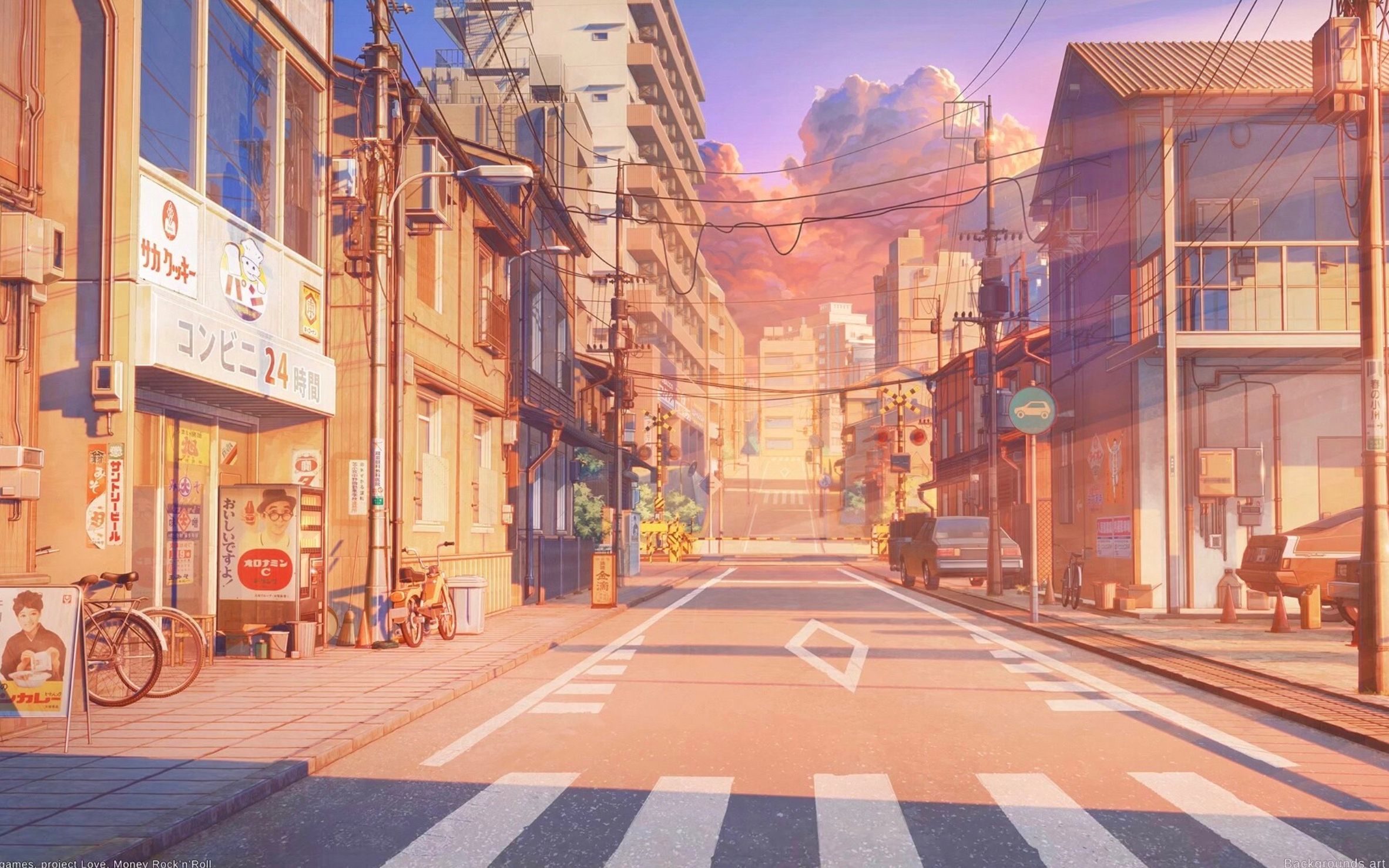 日系清新壁纸街景图片