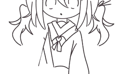 进来看一份qq人绘画过程