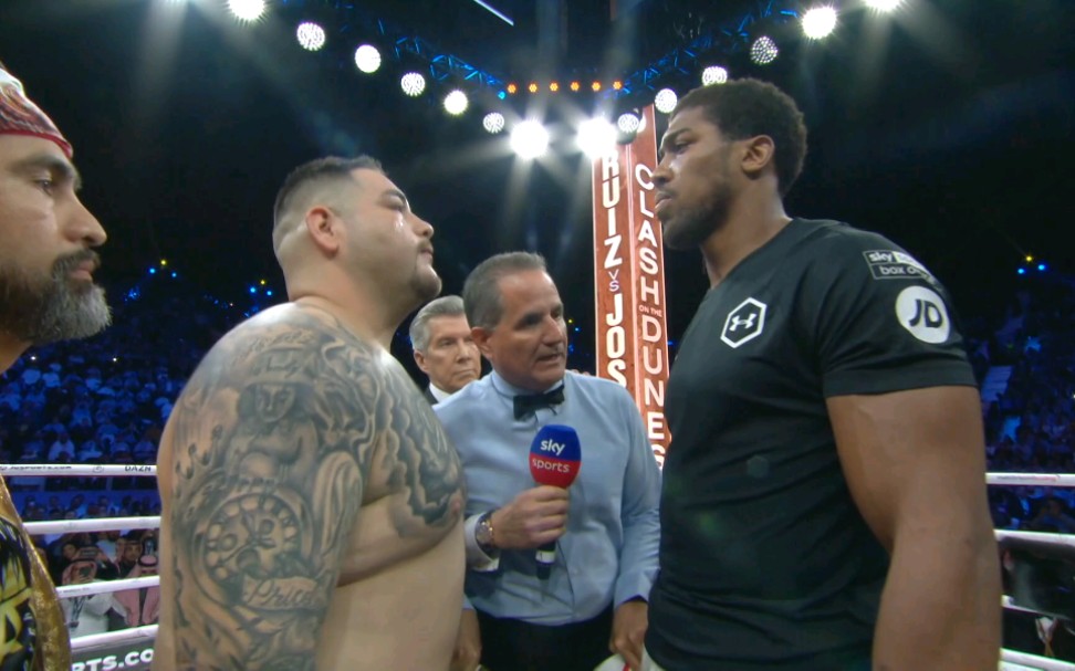 安东尼约书亚vs安迪鲁伊兹 ②