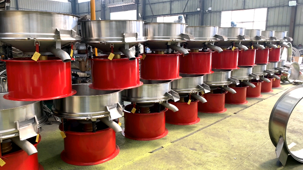 20台中频筛陶瓷泥浆过滤筛机,陶瓷厂流水线过滤机器