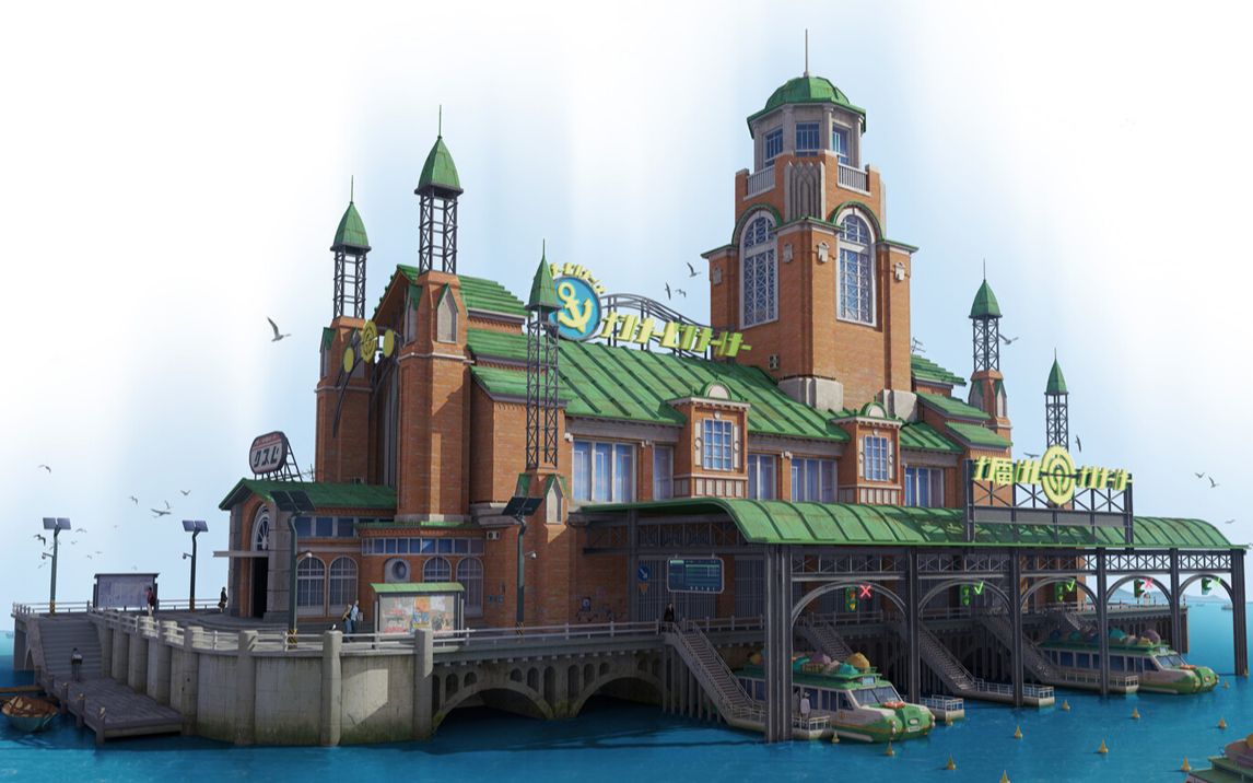 码头3dmax动画