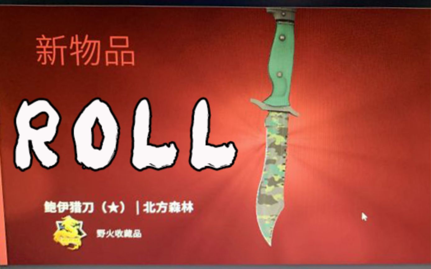 ROLL封面鲍伊猎刀!什么是开箱的逆天改命?!CSGO