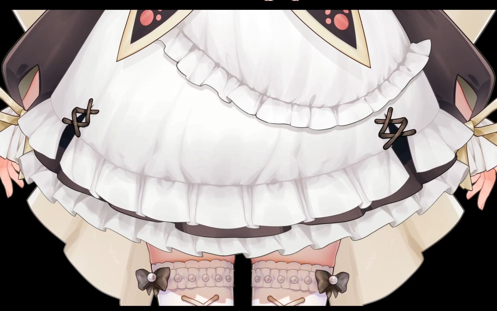 30秒让你看光全身白丝猫耳女仆