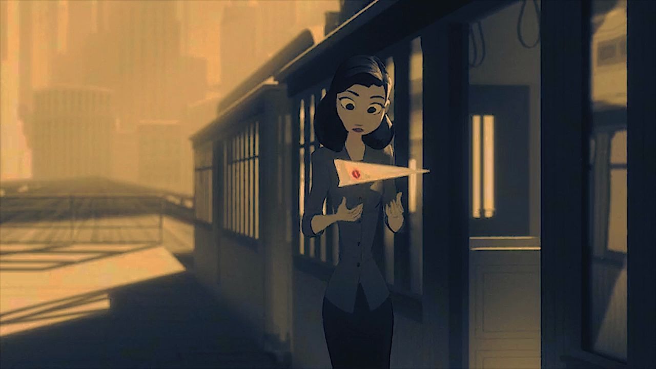 85届奥斯卡最佳动画短片纸人somethingjustlikethis彩色版