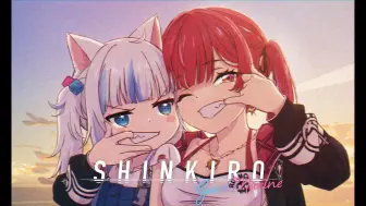 Download Video: 【原创动画MV】SHINKIRO【hololive/宝钟玛琳・噶呜・古拉】