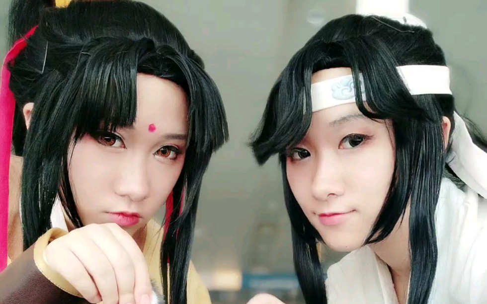 魔道祖师追凌的日常68号重庆梦乡漫展拍的双胞胎是不是很有夫妻相