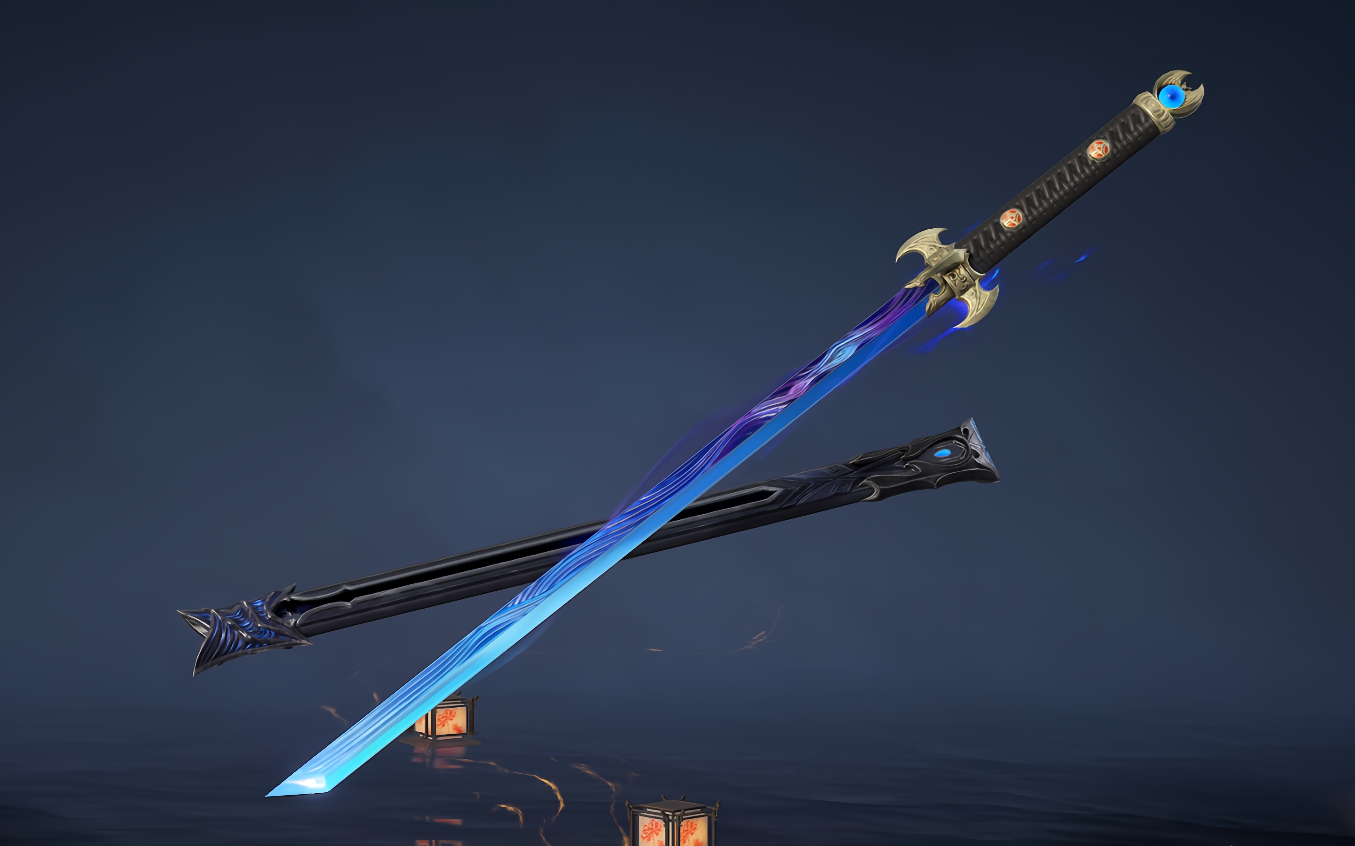 永劫无间武器"横刀纳福"模型制作!