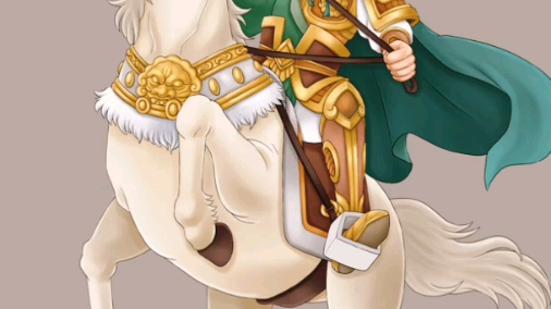 原创绘画-玉麒麟卢俊义