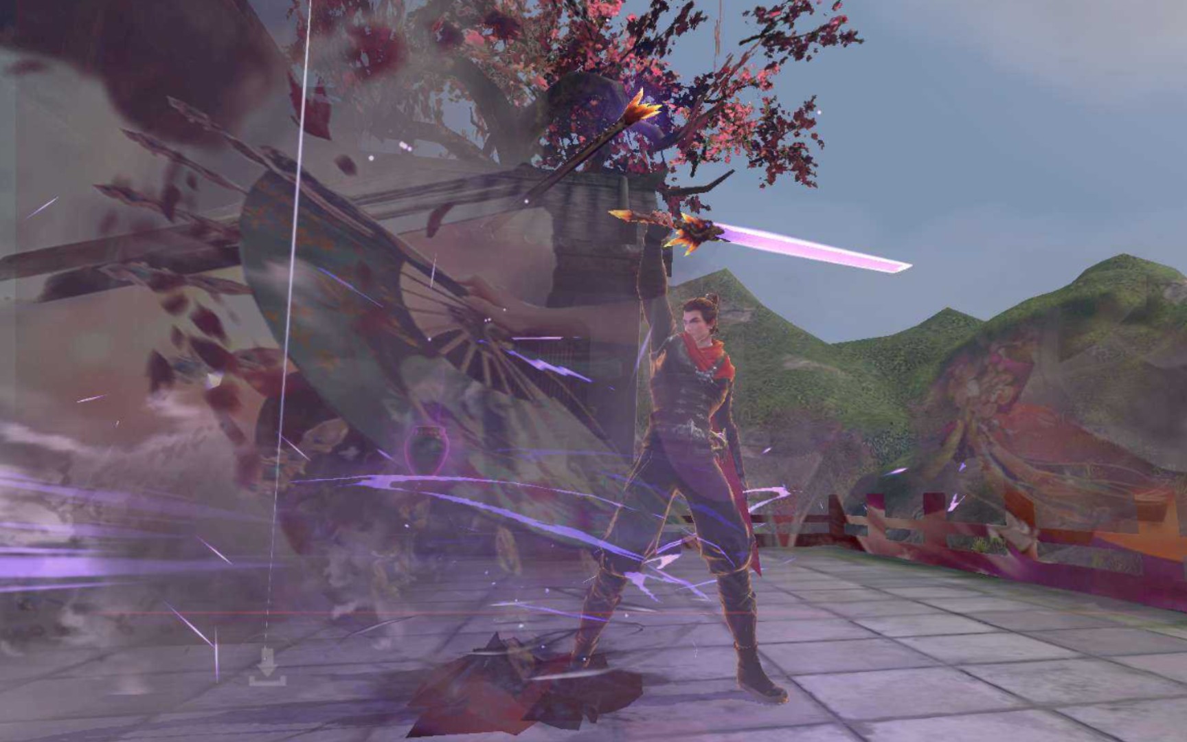 【流星群侠传】4周年唐刀【螭蛟】技能演示!