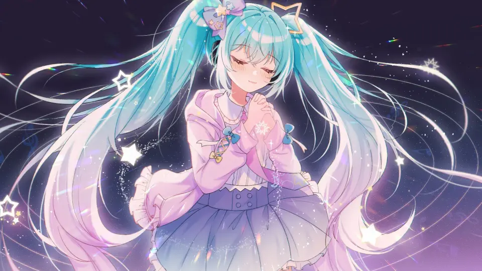 初音生贺】君のStargazer - 16th Birthday Ver._哔哩哔哩_bilibili