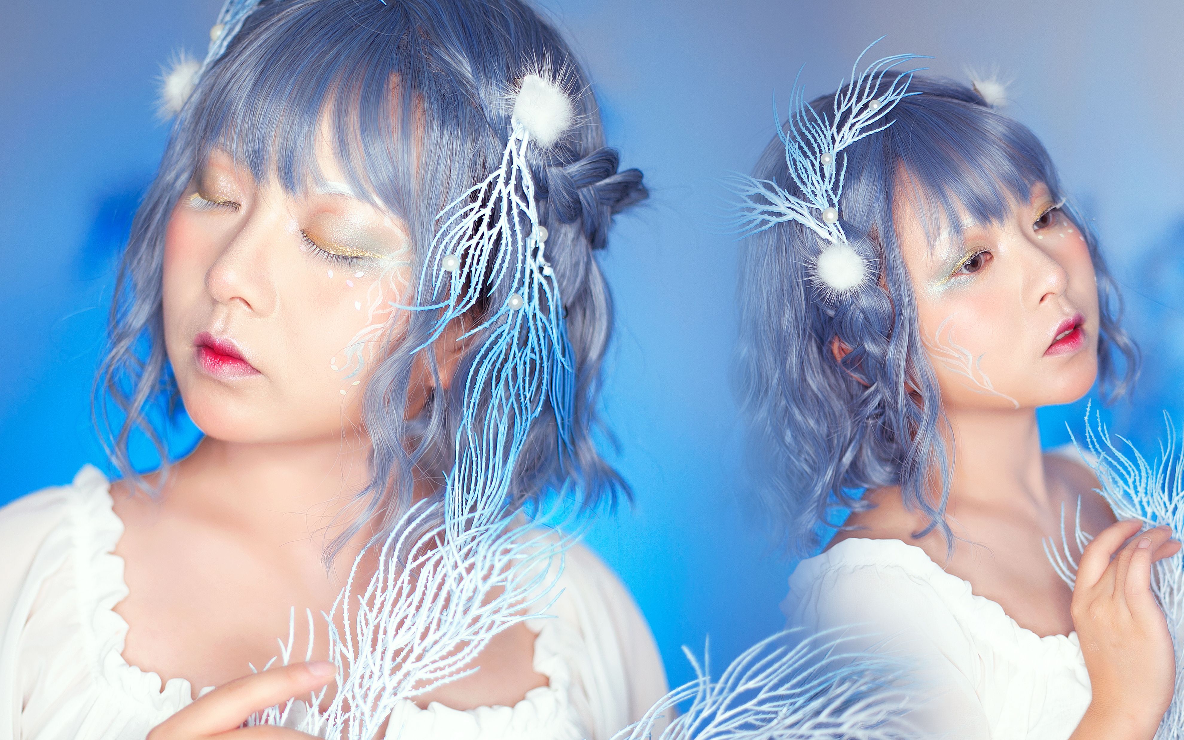 【换头术】凤尾草脑洞妆,lolita仙女系妆面