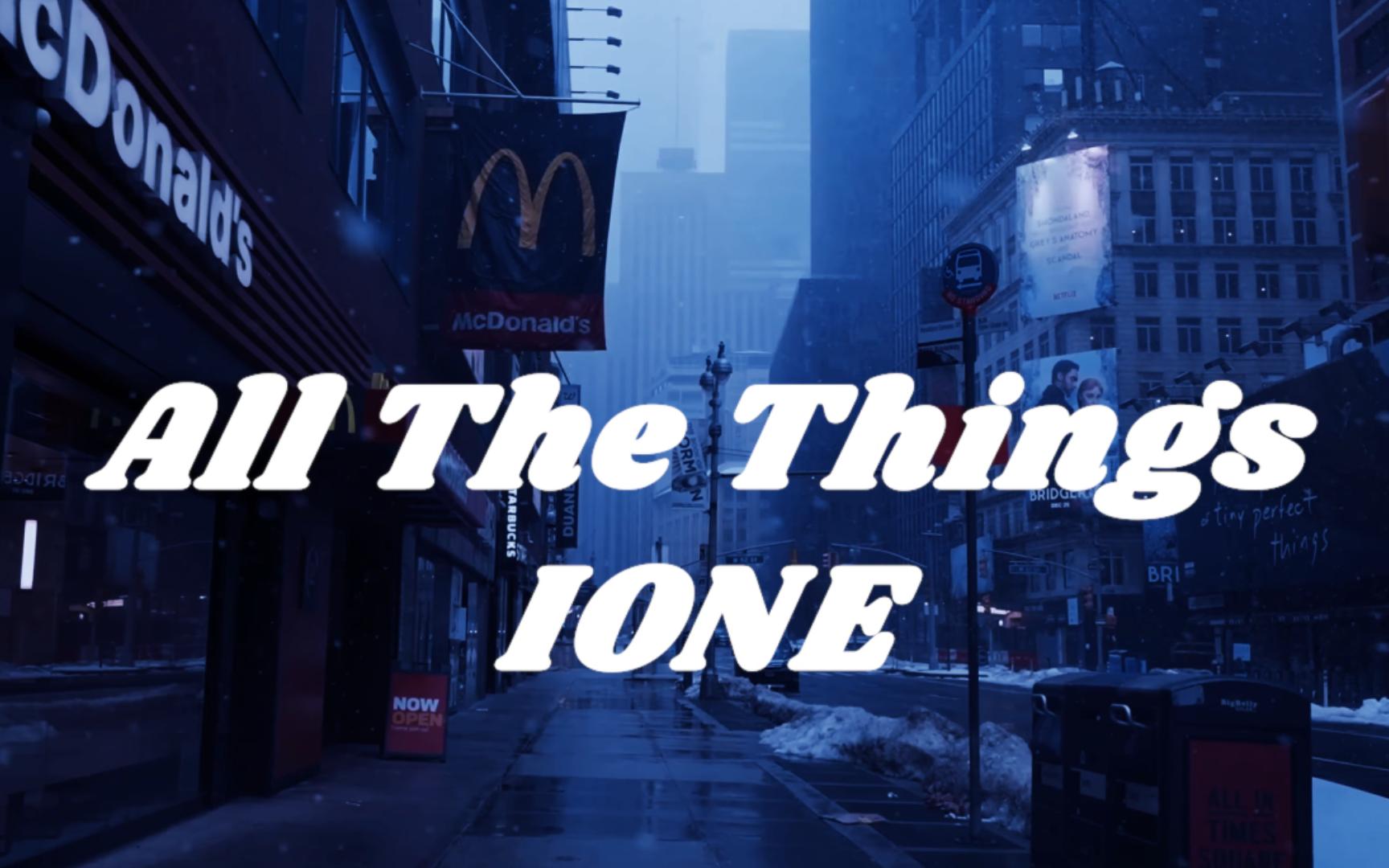 [图]【IONE】All The Things丨深蓝世界的孤独