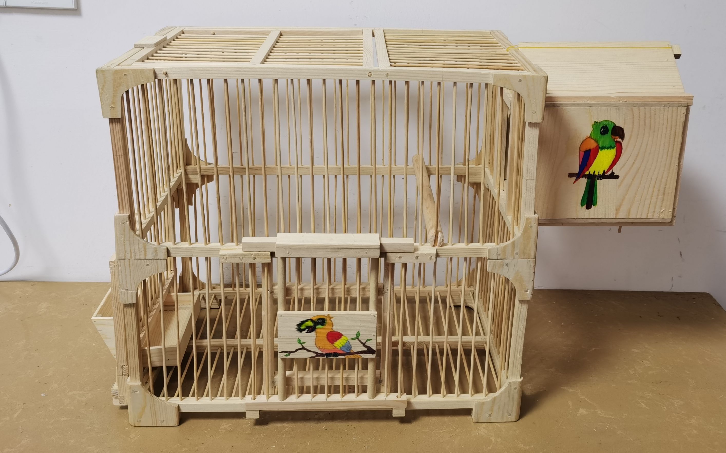 儿童手工鸟笼制作方法图片