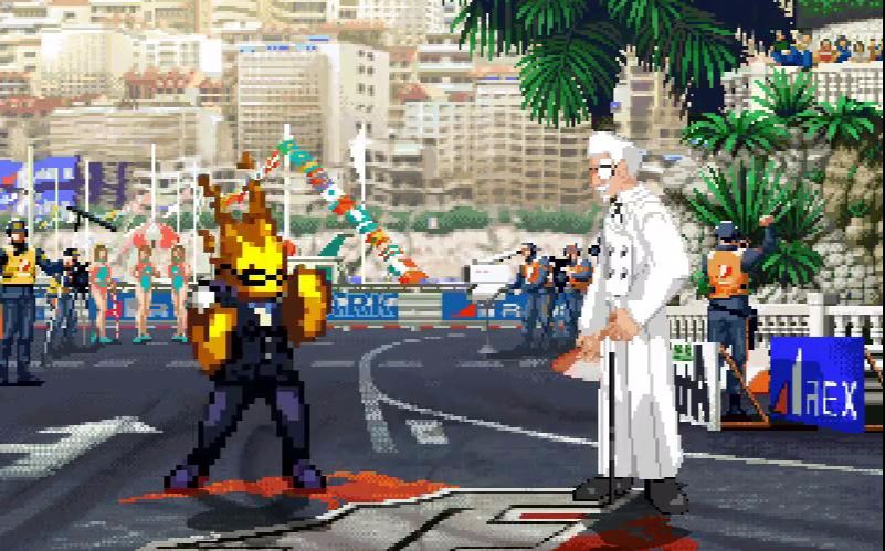 【MUGEN】Grillby VS肯德基上校哔哩哔哩bilibili