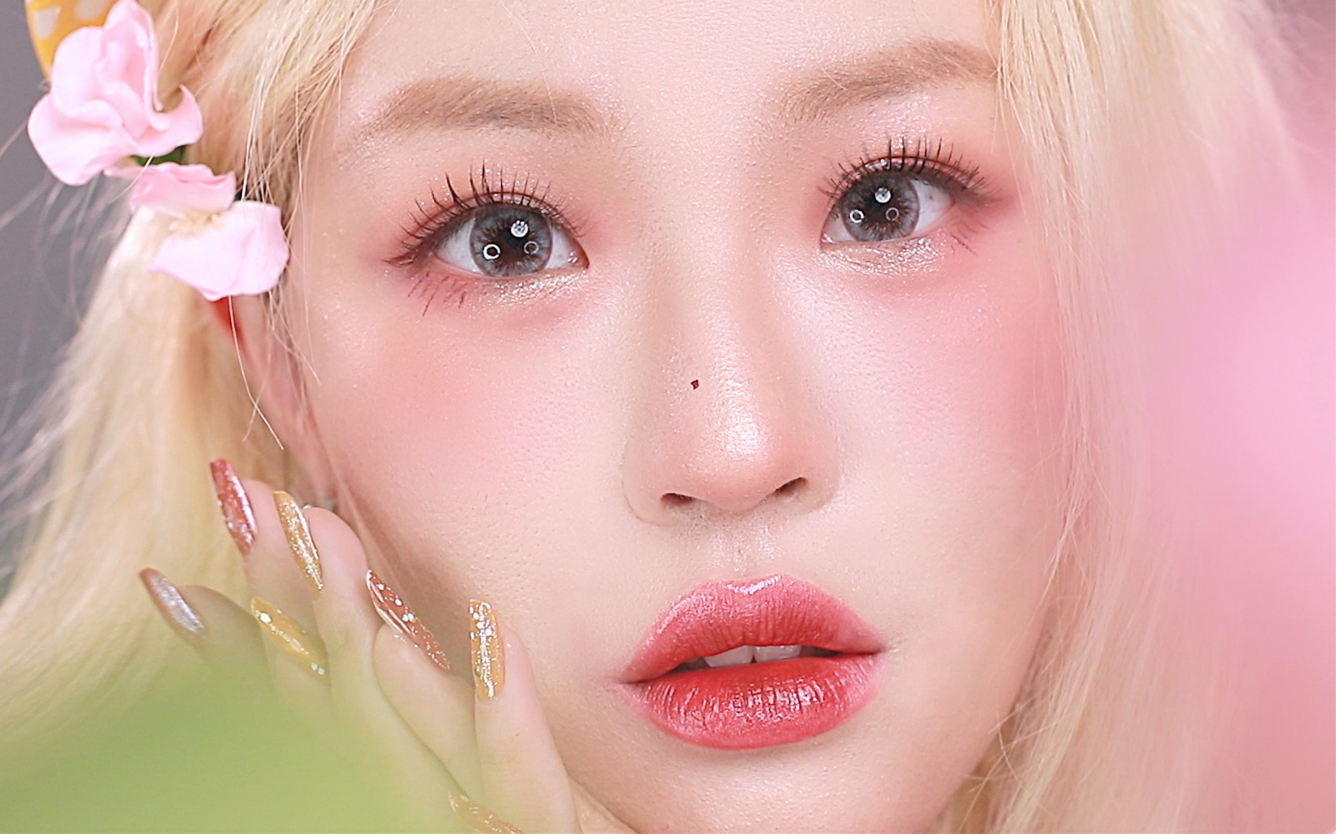 【kylin柒七】仙气春日樱花妆容,巨简单!超好看!