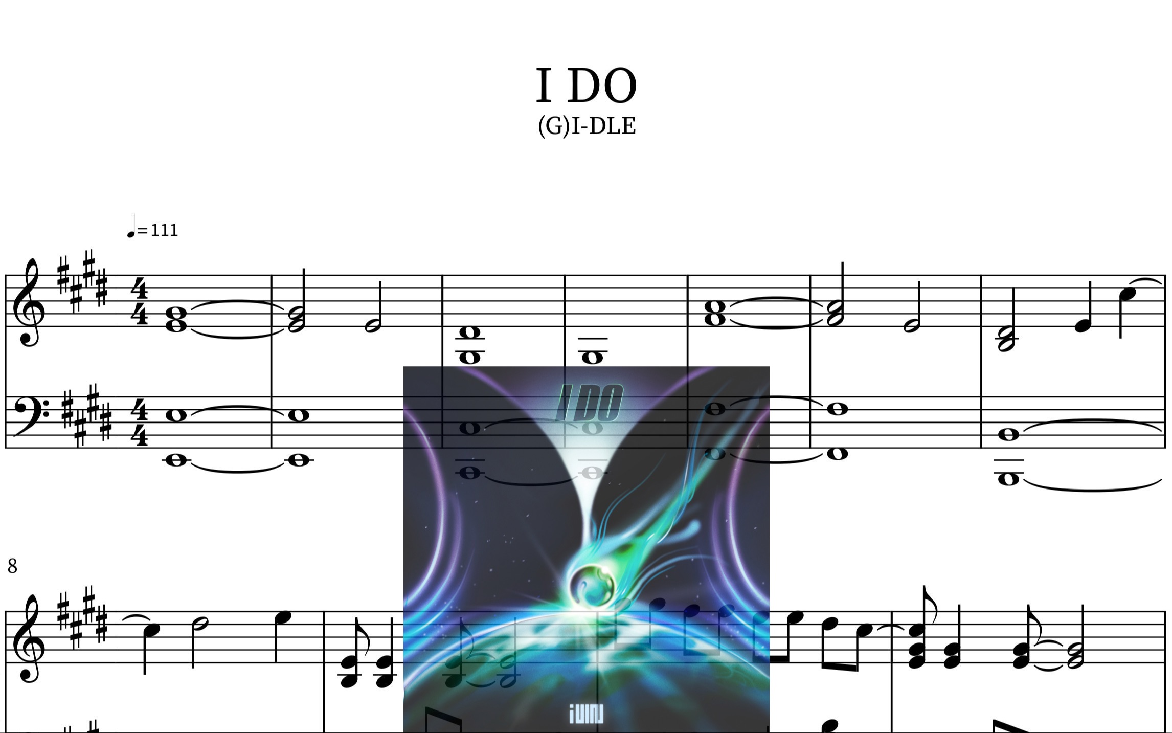 [图](G)I-DLE - I DO Piano Sheet(鋼琴譜)