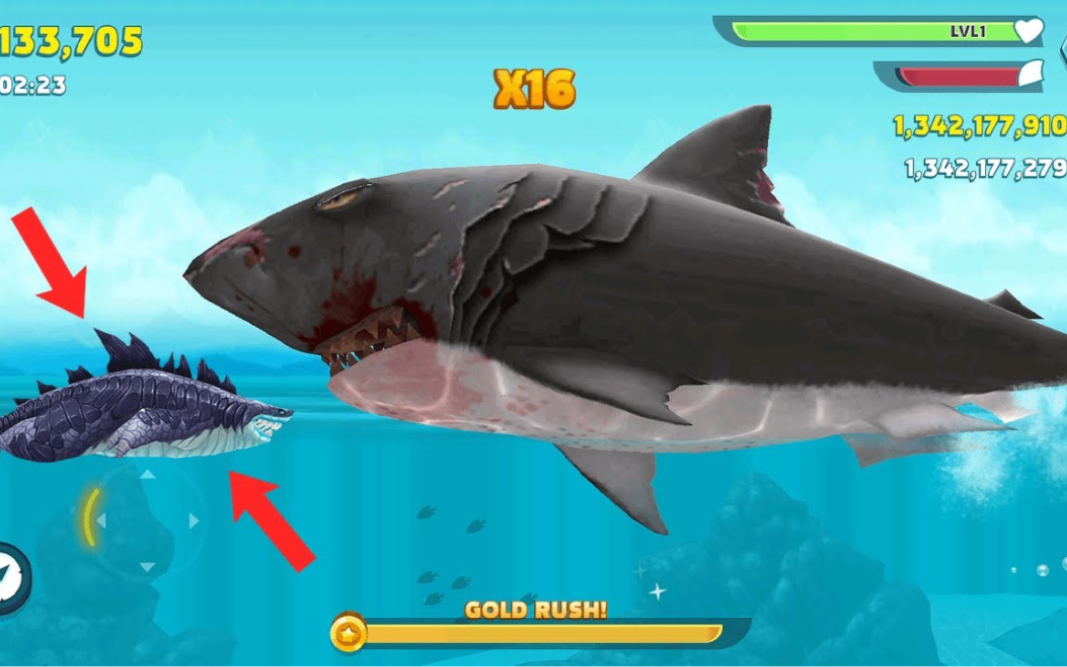 饥饿鲨最大的鲨鱼图片