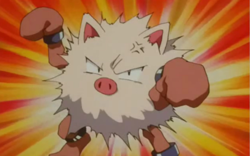 宝可梦 气到进化的火爆猴 小次郎别乱踢啊