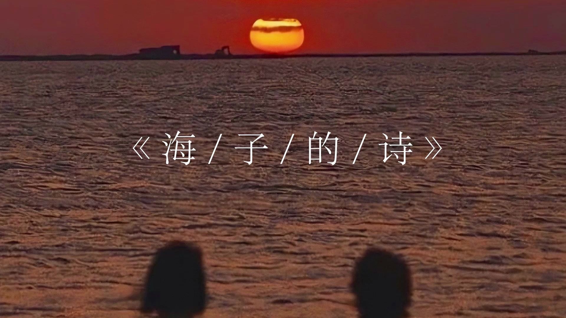 【海子的詩】今夜我不關心人類,我只想你.