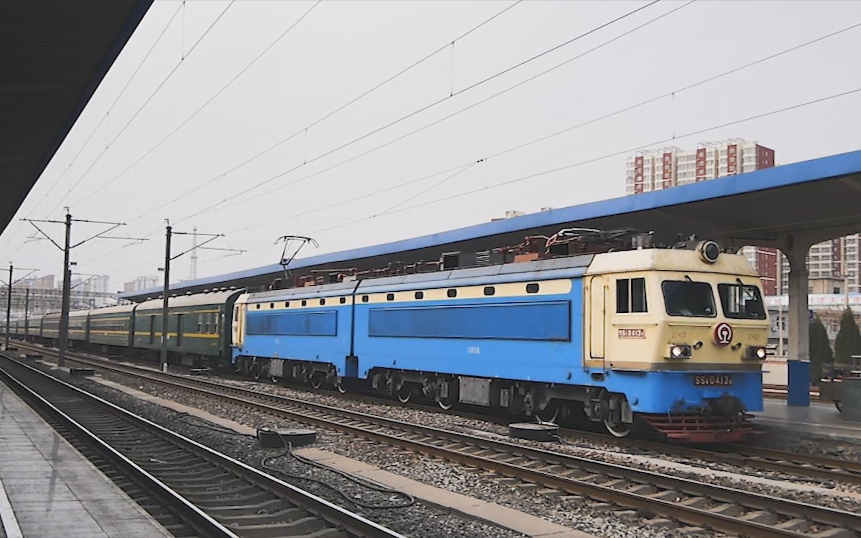 【2016】ss4g 非空客车,4464/1次 阳泉-临西进衡水站