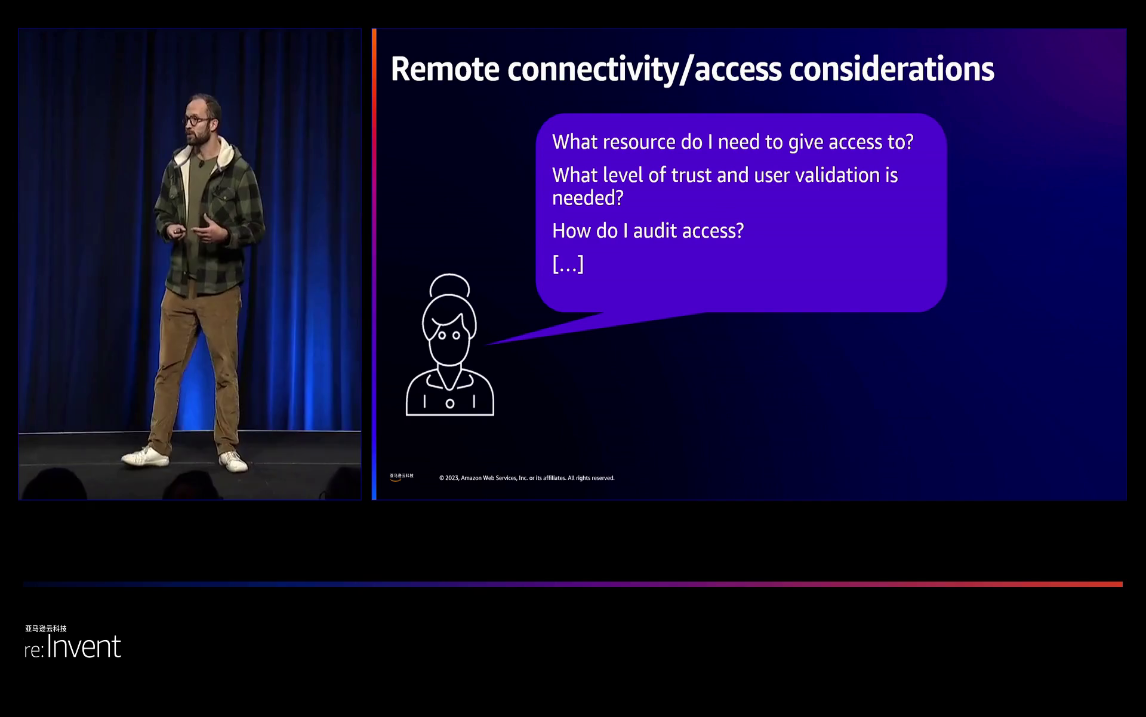 re:Invent 2023 | 与亚马逊云科技进行安全远程连接哔哩哔哩bilibili