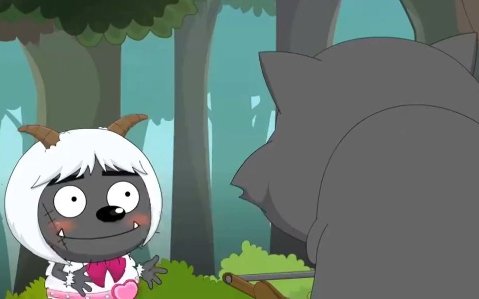 抓羊失败,灰太狼假扮小羊找焦太狼,一眼被识破