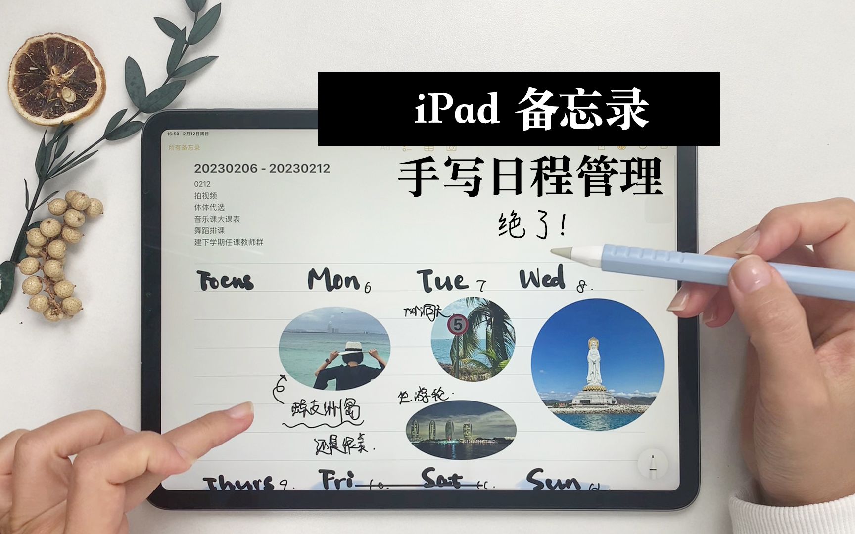 [图]iPad备忘录 手写日程管理极致体验