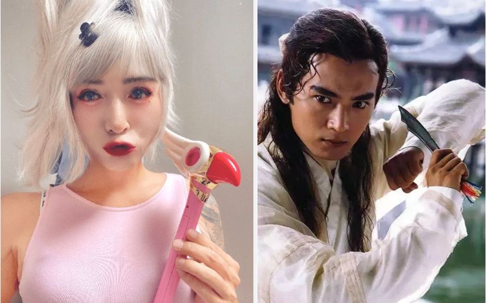 震惊!焦恩俊晒嘟嘴女装大佬照 银发碧眼网友直呼认不出