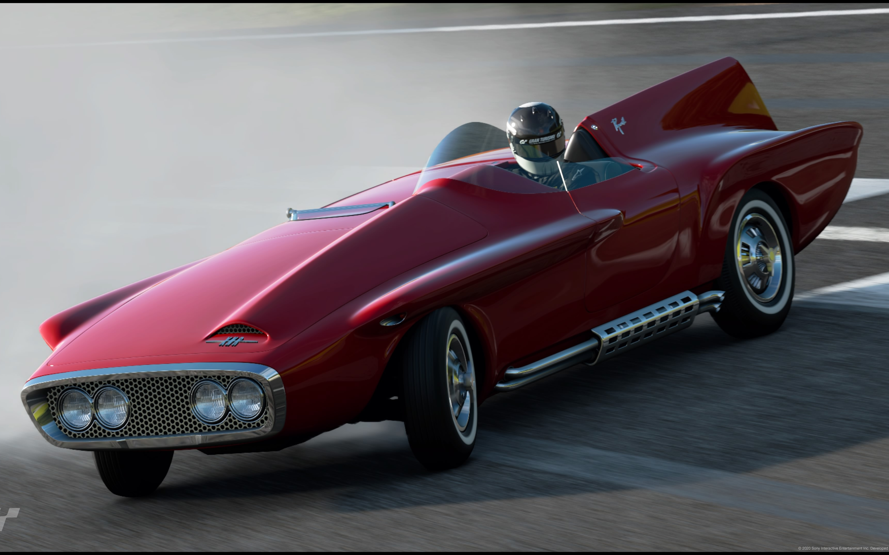 gtsport普利茅斯xnr神秘且传奇的概念车之一坐车里就有国王的牌面开着