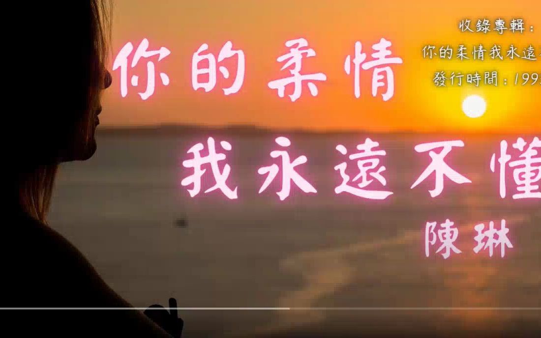 [图]你的柔情我永远不懂-陈琳，当年MP3保留歌曲