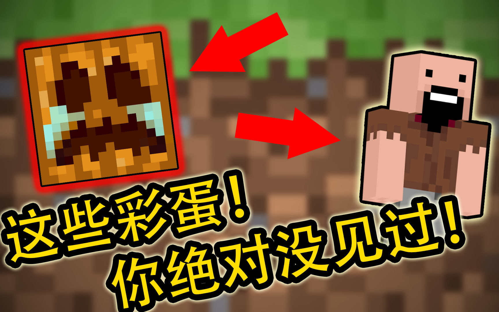 [图]你绝对不知道的5个minecraft彩蛋！以女装打赌你以前一定没发现！ 【我的世界】是的我就是要起这种不要脸的标题