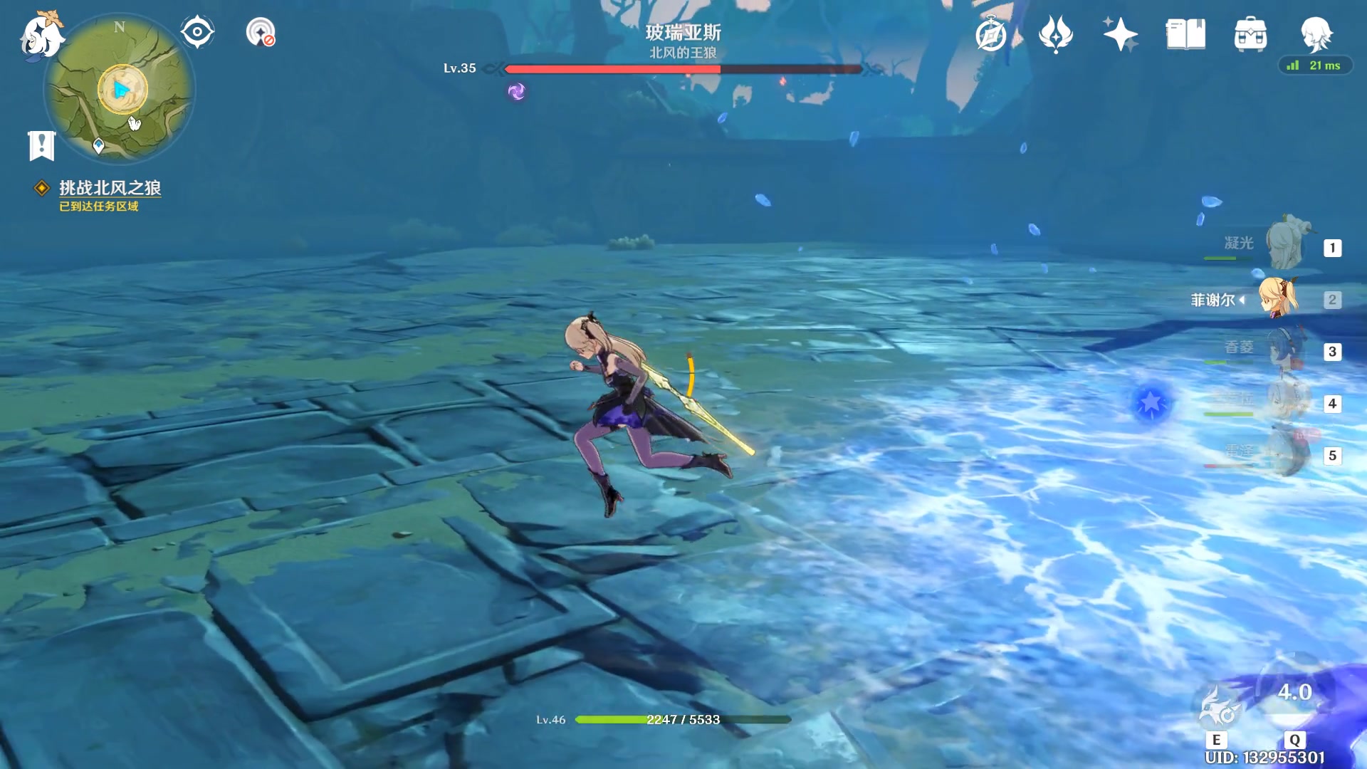 原神零氪新人北风狼初战含剧情看无知新人被狼王踩jio小摩擦