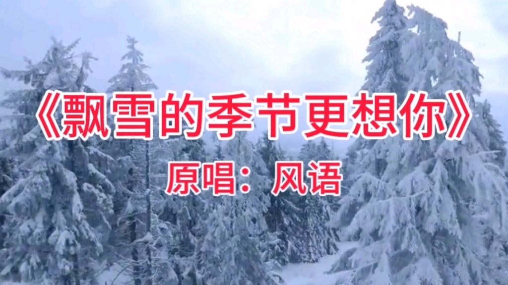 [图]音乐欣赏《飘雪的季节更想你》