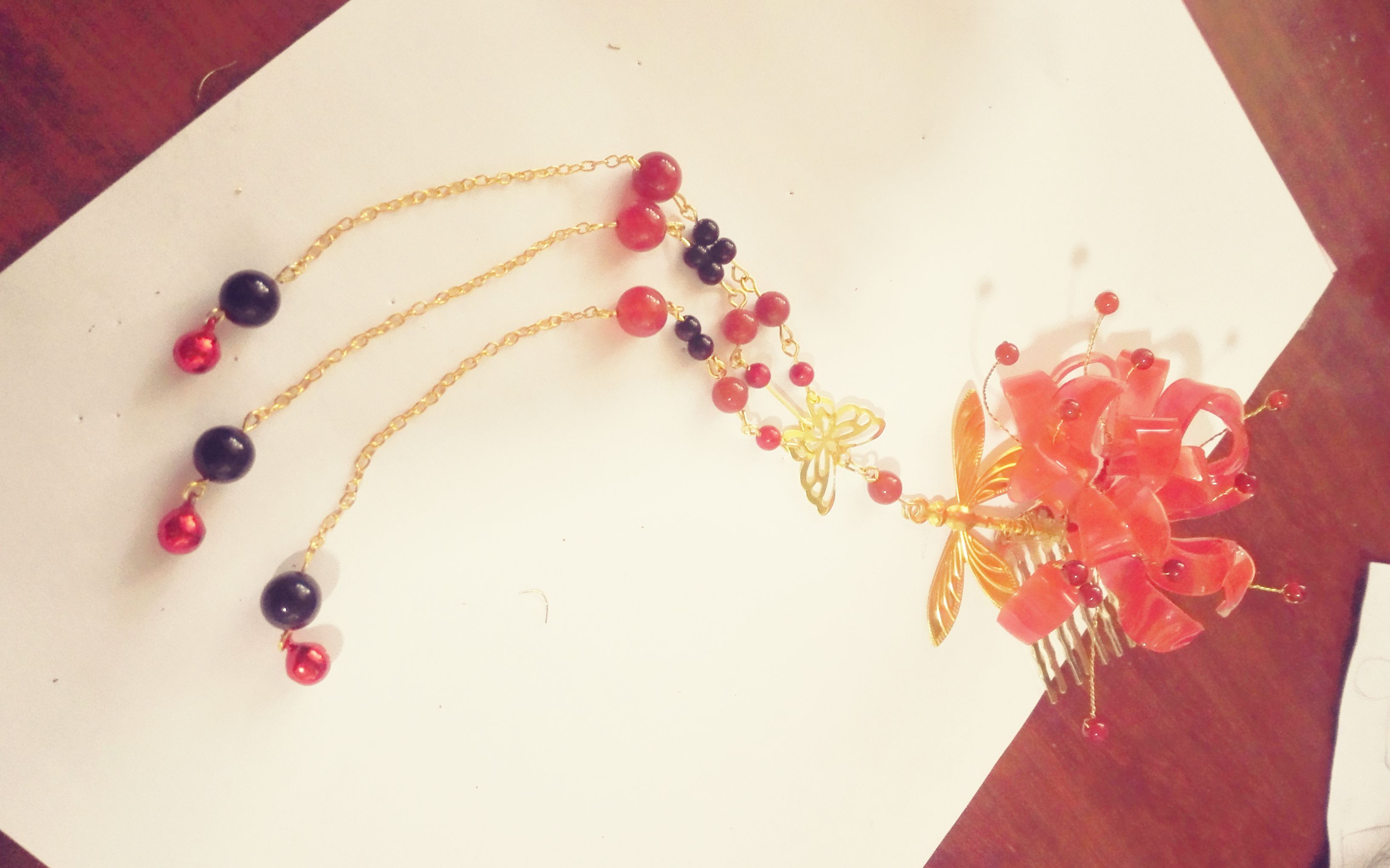 【热缩片】彼岸花发梳教程