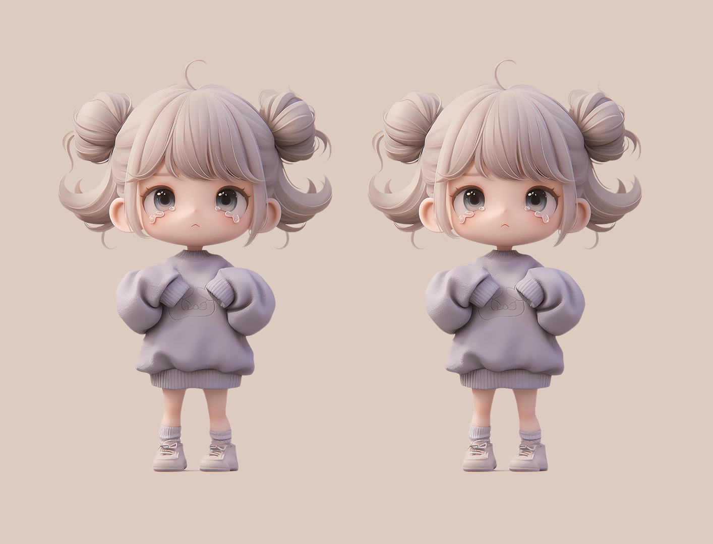 q版卡通角色手办0基础建模教程