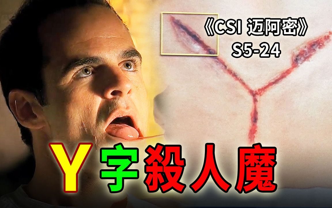 [图]在女人胸前刻字，只爱金发美女，一个天生杀人狂的自我修养《CSI 迈阿密》S5-24