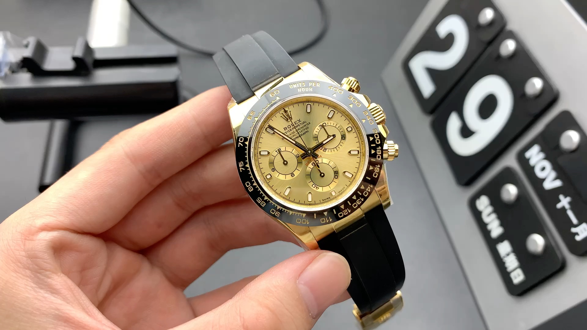 劳力士 黄金胶带迪