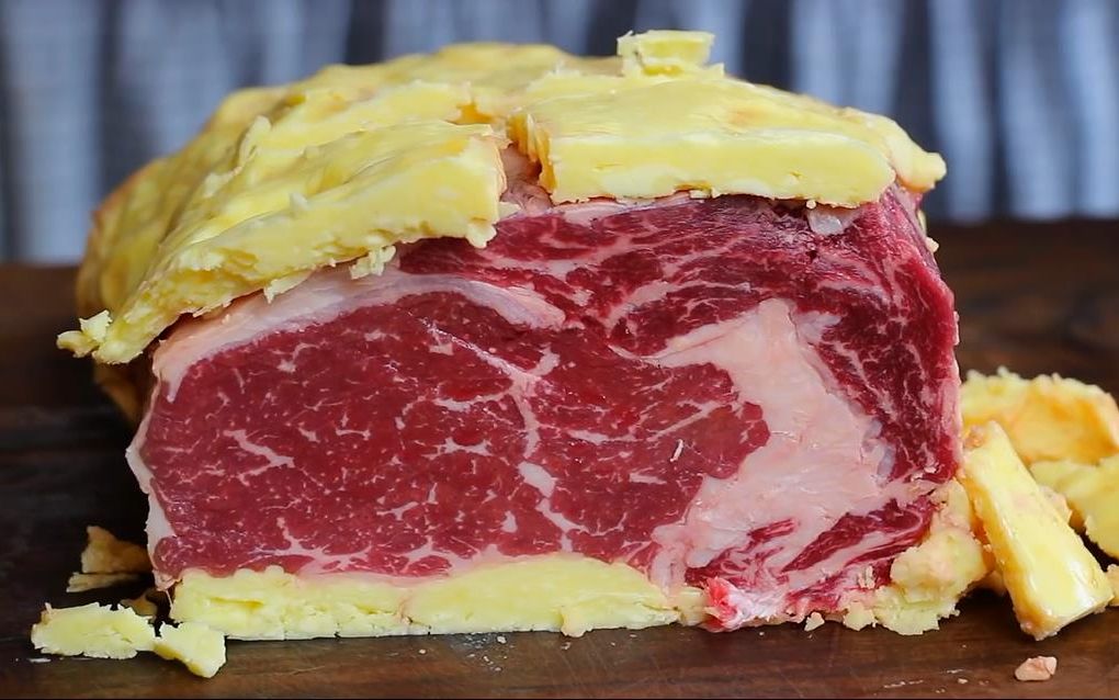 黄油包裹的牛肉熟成 - 烧烤食谱_哔哩哔哩 (゜-゜)つロ 干杯~-bili